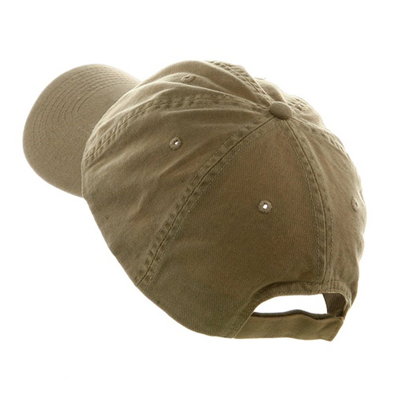 Mega Cap MG Low Profile Dyed Cotton Twill Cap - Khaki W39S55D - Image 2