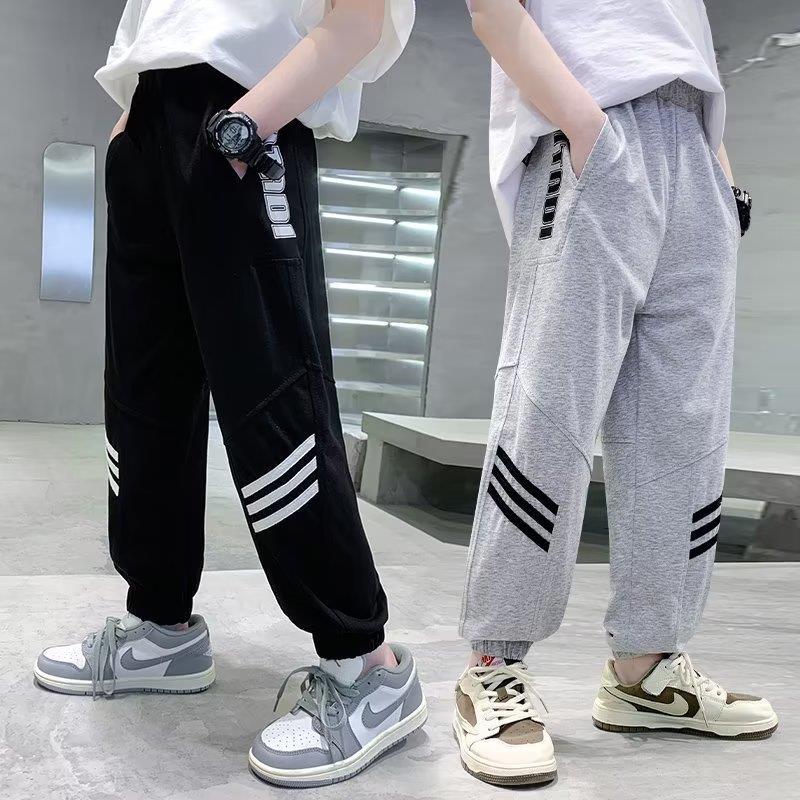 Boys' Spring Pants Children's Clothing 2025 New Spring and Autumn Long Pants for Older Children Sports Spring Boys' Sweatpants Trendy - Image 3