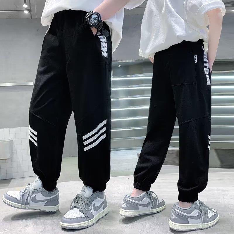 Boys' Spring Pants Children's Clothing 2025 New Spring and Autumn Long Pants for Older Children Sports Spring Boys' Sweatpants Trendy - Image 4