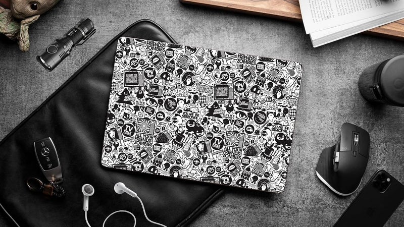 WRAP CRAFT Decal Skin Sticker Compatible with MacBook Pro 14-inch, 2021 Model Skin Designer MacBook Skin, Anti-Scratch no-Residue Vinyl Skin Sticker Wrap; MacBookPro(14,2021)-DP-072 - Image 4