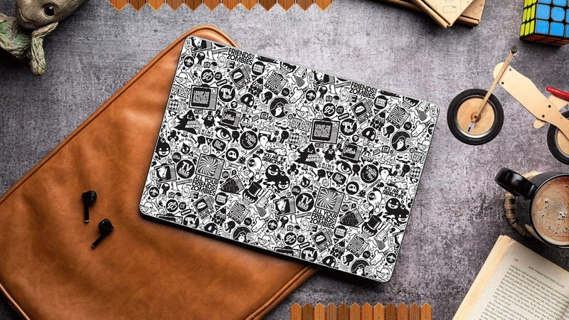 WRAP CRAFT Decal Skin Sticker Compatible with MacBook Pro 14-inch, 2021 Model Skin Designer MacBook Skin, Anti-Scratch no-Residue Vinyl Skin Sticker Wrap; MacBookPro(14,2021)-DP-072 - Image 2