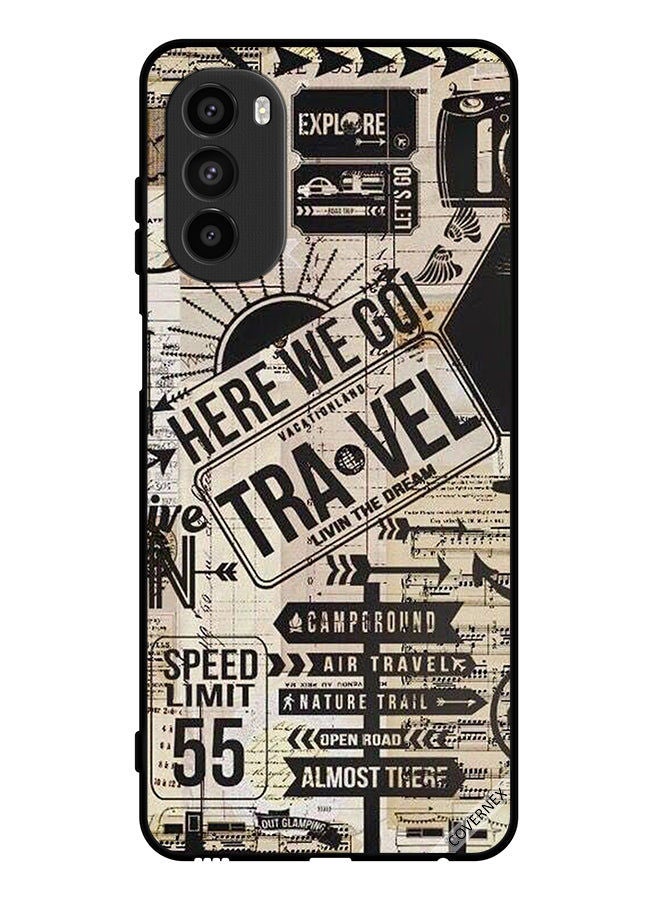 Covernex Protective Case Cover For Motorola Moto G82 Here We Go Travel - Image 1