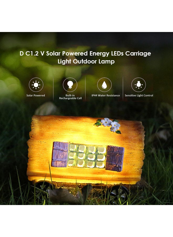 Solar Powered LED Carriage Light Multicolour 21.00x13.00x0.546cm