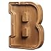 AORCMITN Large Wooden Letter Coin Personalized Piggy Bank for Boys Girls Kids Toddler Adults Money Bank Best Gift for Friends 92 InchB - Image 3