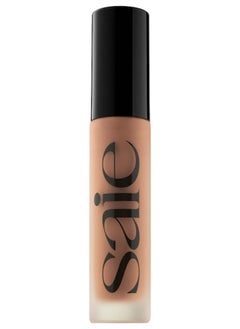 SAIE   Glowy Super Skin Tint Foundation with Hyaluronic Acid ,21 Medium/Tan Golden Undertones 30ml - Lightweight, Hydrating Coverage