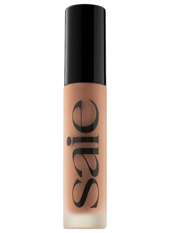 Saie SAIE   Glowy Super Skin Tint Foundation with Hyaluronic Acid ,21 Medium/Tan Golden Undertones 30ml - Lightweight, Hydrating Coverage  - Image 1