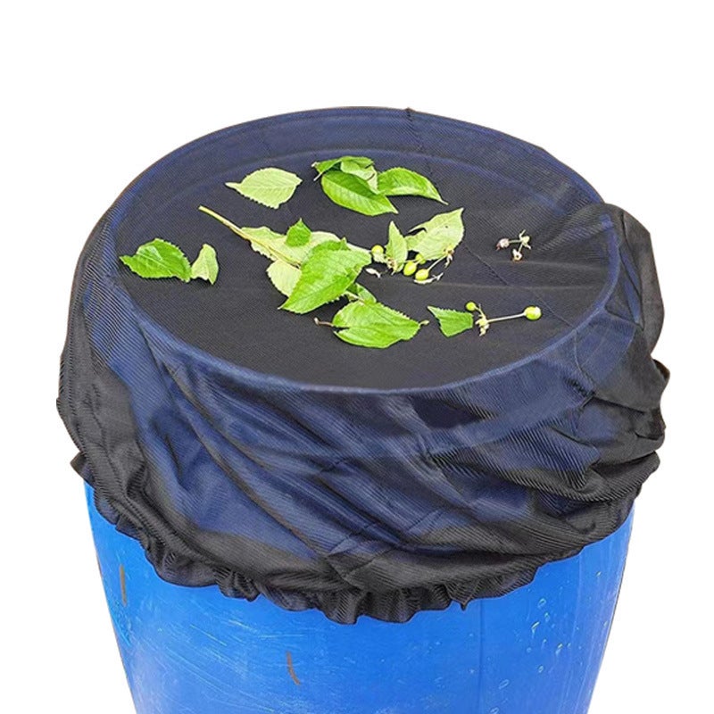 Rain Barrel Mesh Cover 15 X 20 Inch Black - Premium Fine-Woven Filtration, Breathable Algae-Resistant Design Universal Fit Leaf Filter for Outdoor Garden, Camping, Emergency Survival Use - Image 5