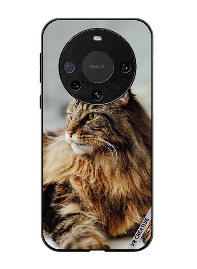 VR CREATIVE Protective Case Cover For Huawei Mate 60 Angry Cat Design Multicolour - Image 1