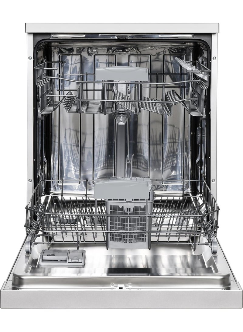 Ocean Dishwasher, 60cm, 8 Programs, 13 Place Settings, LED Display, Foldable Racks, Inox - ODA 813 VXB - Image 4