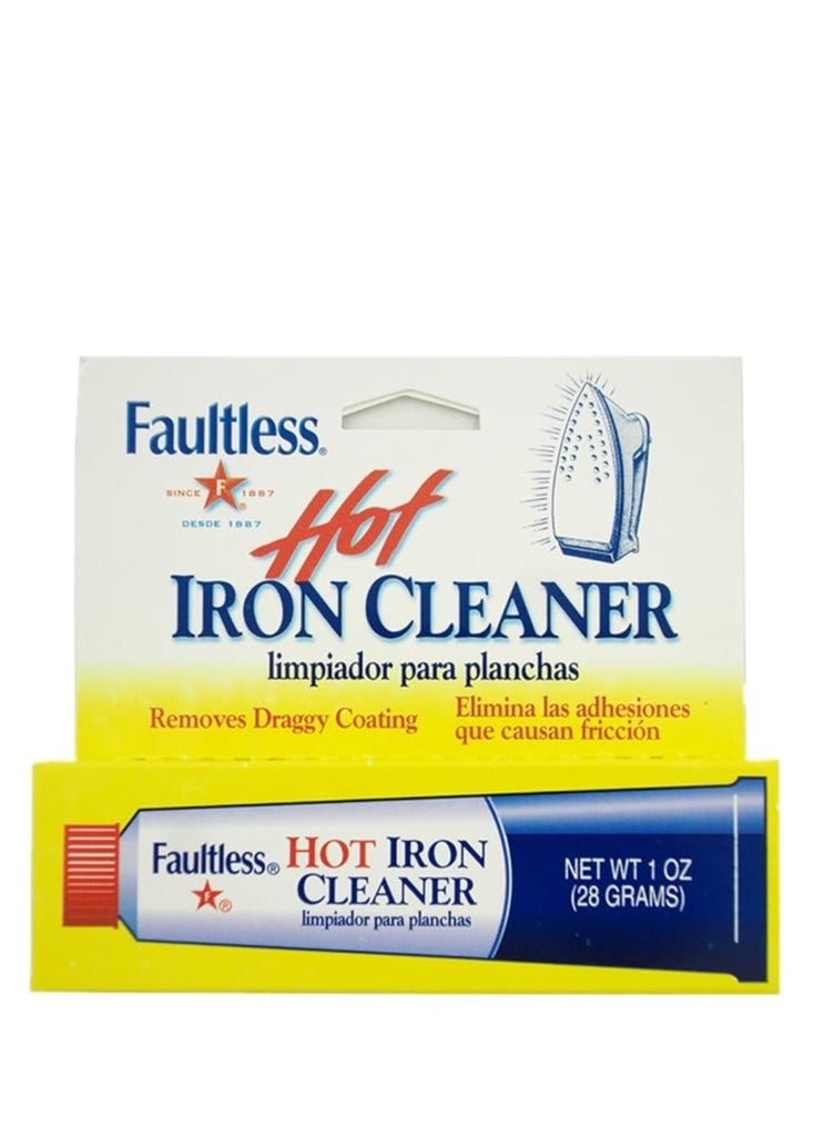 Faultless Faultless Iron Cleaner 1 Oz (28g) - Removes Residue, Easy-to-Use, Safe on Surfaces, Restores Glide, Effective Cleaning  - Image 1