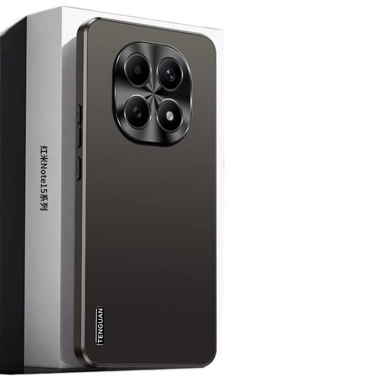 غطاء واقي بPC لـ Redmi Note 15 Pro باللون Graphite Black مع ملمس غير لامع ومقاوم للخدش مع مقاوم للصدمات مع مقاوم لبصمات الأصابع مع حماية من السقوط لترتيب الأغراض للاستخدام العملي - Image 1