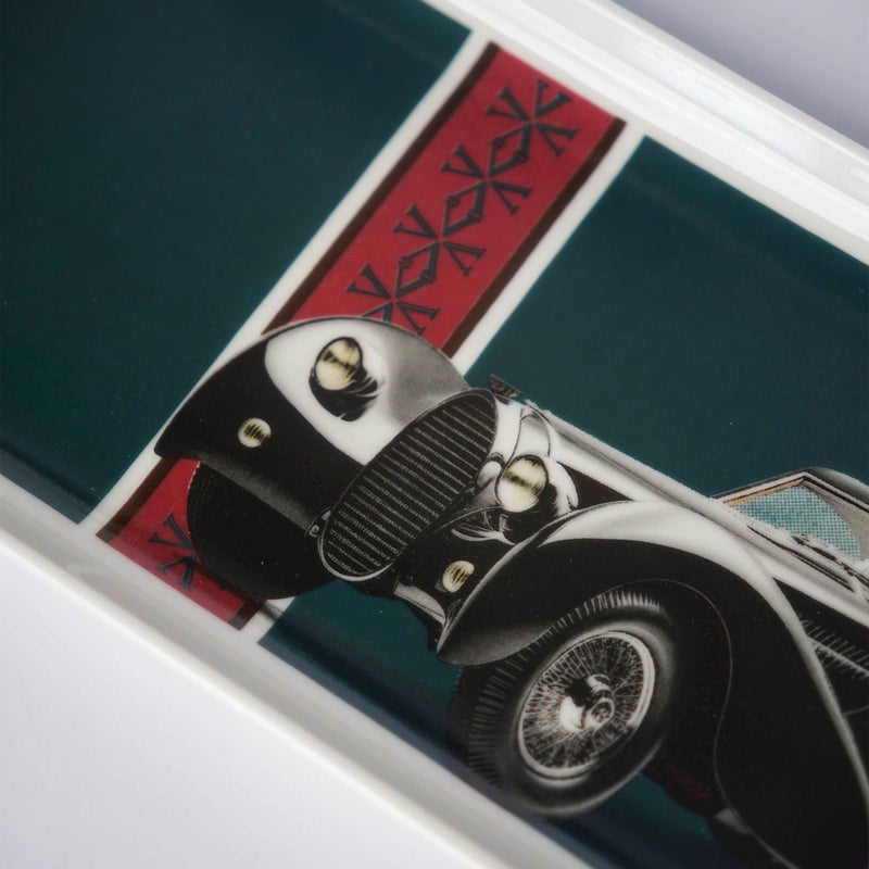 VITELLI DESIGN STUDIO Classic Cars 40s 32Cm Porcelain Boat Plate - Image 3