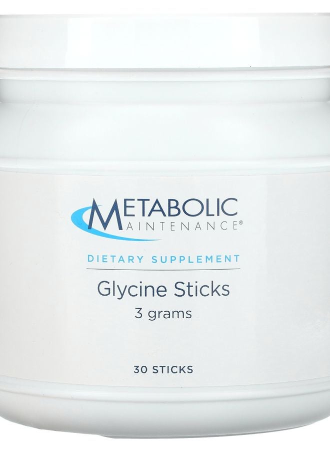 Metabolic Maintenance Glycine Sticks 30 Sticks (3 g) Each