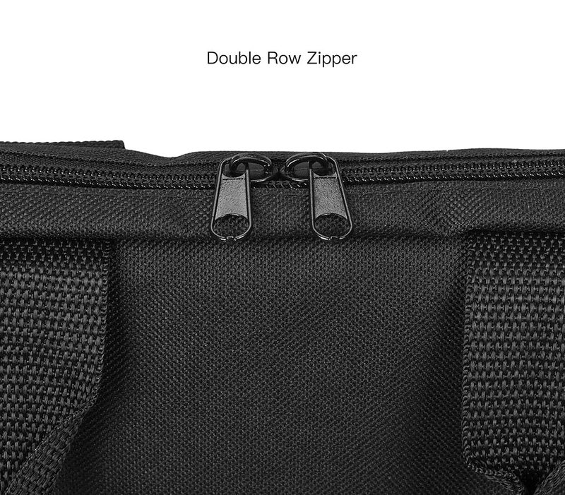 CASEDAO Ring Light Photography Carrying Bag for 18" Ring Light, Tripod Stand Protective Case/18 19 Inche Circle Round LED Carrying Ring Light Case for Neewer EYONMÉ UBeesize Selfie Ring Light-Black - Image 3