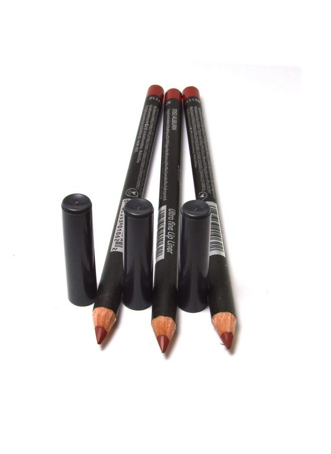 Italia Deluxe A Deluxe [ 1062 Aubrun ] Ultra Fine Lip Liner Pencil Lipliner Set + Free Zipper Bag  - Image 2
