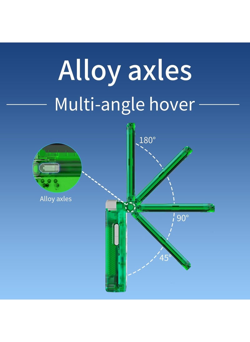 أنبيرنيك وحدة تحكم ألعاب محمولة RG35XXSP مع بطاقة TF سعة 64 جيجابايت وألعاب محملة مسبقًا 5532 وحدة تحكم ألعاب محمولة بشاشة 3.5 بوصة وبطارية 3300 مللي أمبير في الساعة وواي فاي 5G وبلوتوث عالي الدقة أخضر شفاف - Image 4