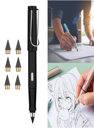 Infinity Pencil, Inkless Pencil Inkless Magic Pencil with Extra 1 Eraser Reusable Everlasting Pencil with 6 Replaceable Nibs for Writing Drawing Students Home Office School Supplies - pzsku/Z30DA932CAC87516F093AZ/45/_/1719279375/b4495e87-ae4d-4f26-b633-70a1de99db58