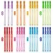 Inscraft 30 Pack 14 Big Bubble Wands 8 Colors 1 Hole Wands x30 for Summer Toy OutdoorIndoor Activity Easter Birthday Graduation Bubbles Party Favors for Kids - Image 4