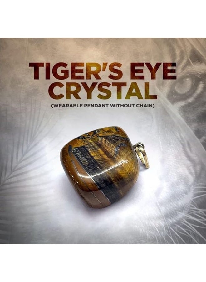 Studd Muffyn | Tiger's eye crystal (Wearable Pendant without chain) - Image 3