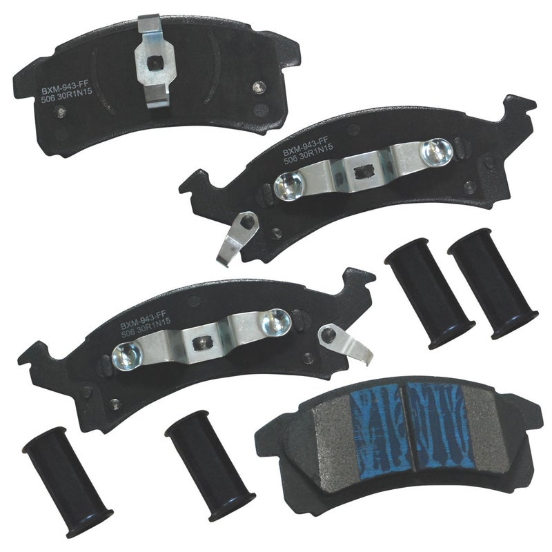 Bendix Premium SBM506 Semi-Metallic Front Brake Pads for Select Models Buick Skylark, Chevrolet Beretta, Cavalier, Corsica, Oldsmobile Achieva, Cutlass Calais, Pontiac Grand Am, Sunbird, Sunfire - Image 5
