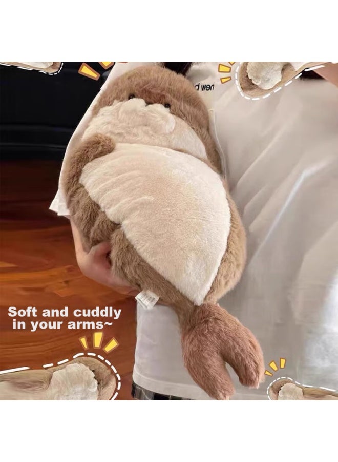 Weltston Plush Toy Doll Stuffed Animal Companion Sleep Hug Pillow Cushion Birthday Gift For Girls, Seal Doll 70cm - Image 3