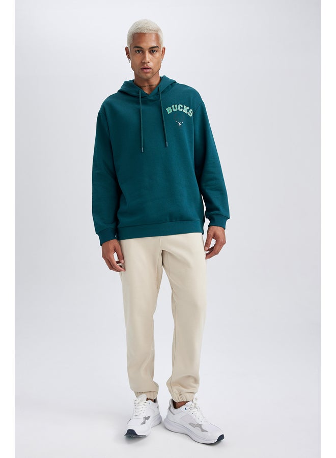 DeFacto Man Standart Fit Hooded Long Sleeve Knitted Sweat Shirt - Image 3