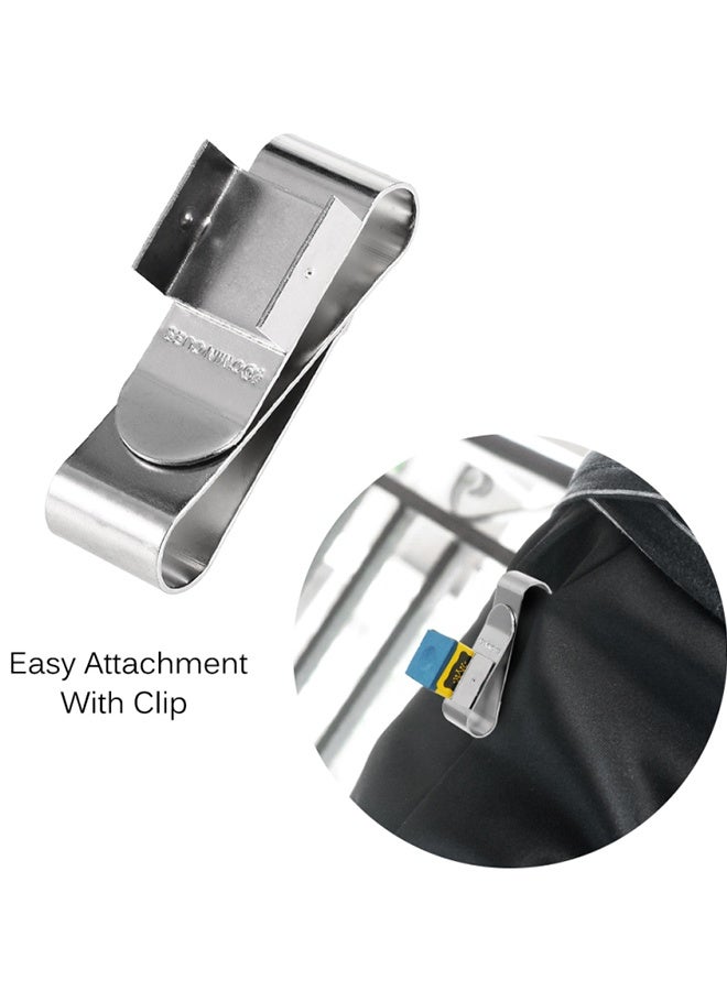 مشبك طباشير بلياردو مغناطيسي قوي من الفولاذ المقاوم للصدأ  حامل طباشير سنوكر متين معدات رياضية احترافية مثالية لمحبي البلياردو تدريبات صالة البلياردو مسابقات الأندية التدريب اليومي - Image 4