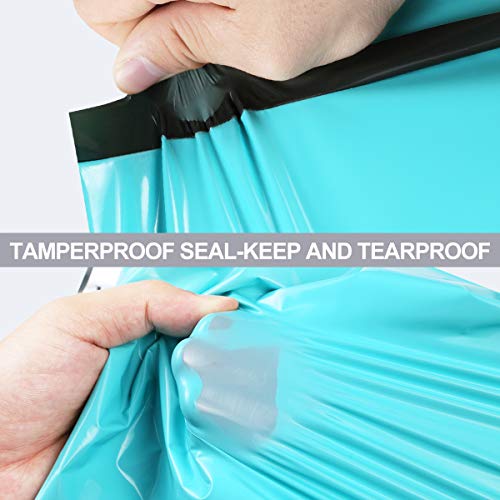 UCGOU Poly Mailers 6x9 Inch Teal 200 Pack Mini #1 Shipping Bags Strong Mailing Envelopes Thick Self Seal Adhesive Waterproof and Tear Proof Boutique Postal Small Business for Jewelry and More - Image 4
