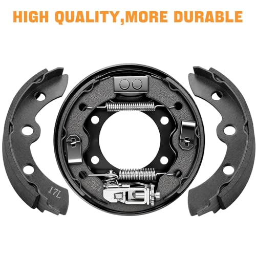 MOSNAI Club Car Brake Shoes for Club Car DS Precedent G&E 1995-Up Golf Cart Replacement Brake Shoes OEM 1018232-01 Club Car Brake Pads Automatic Adjusting (4PCS 2 Short & 2 Long) - Image 5