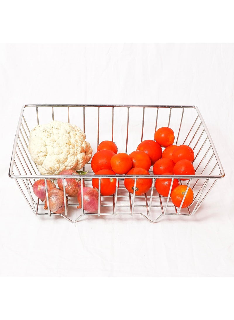 DIVI HOME DIVI HOME Dish Drainer Platform BasketDish Drainer for Kitchen Stainless Steel Silver Size Big  - Image 5