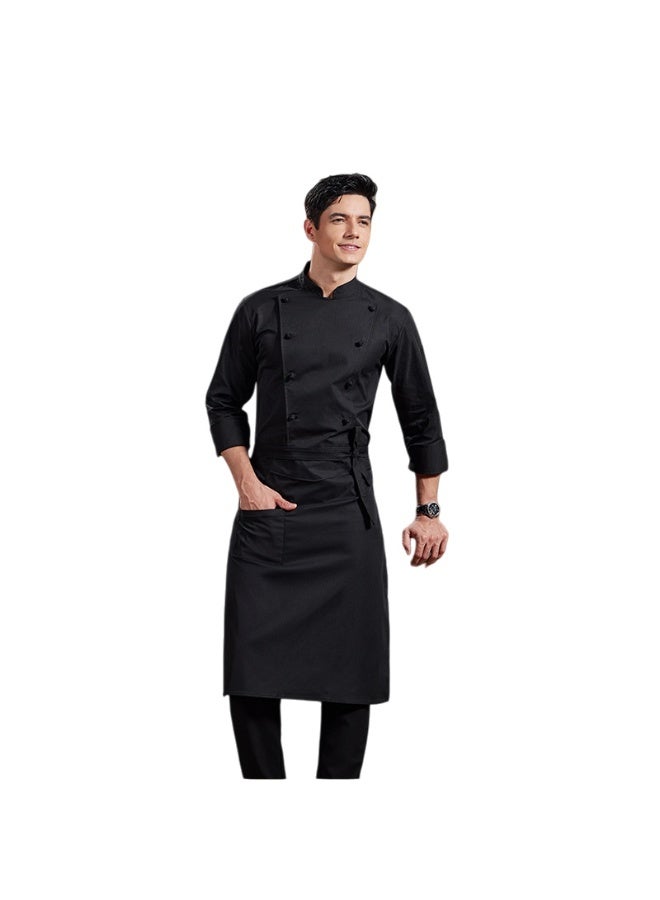 KUYING New Chef Workwear Top+Apron Set - Image 1