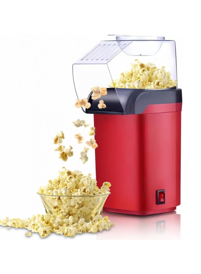 Hot Air Popcorn Popper Maker with Measuring Cup To Portion Popping Corn - Image 1