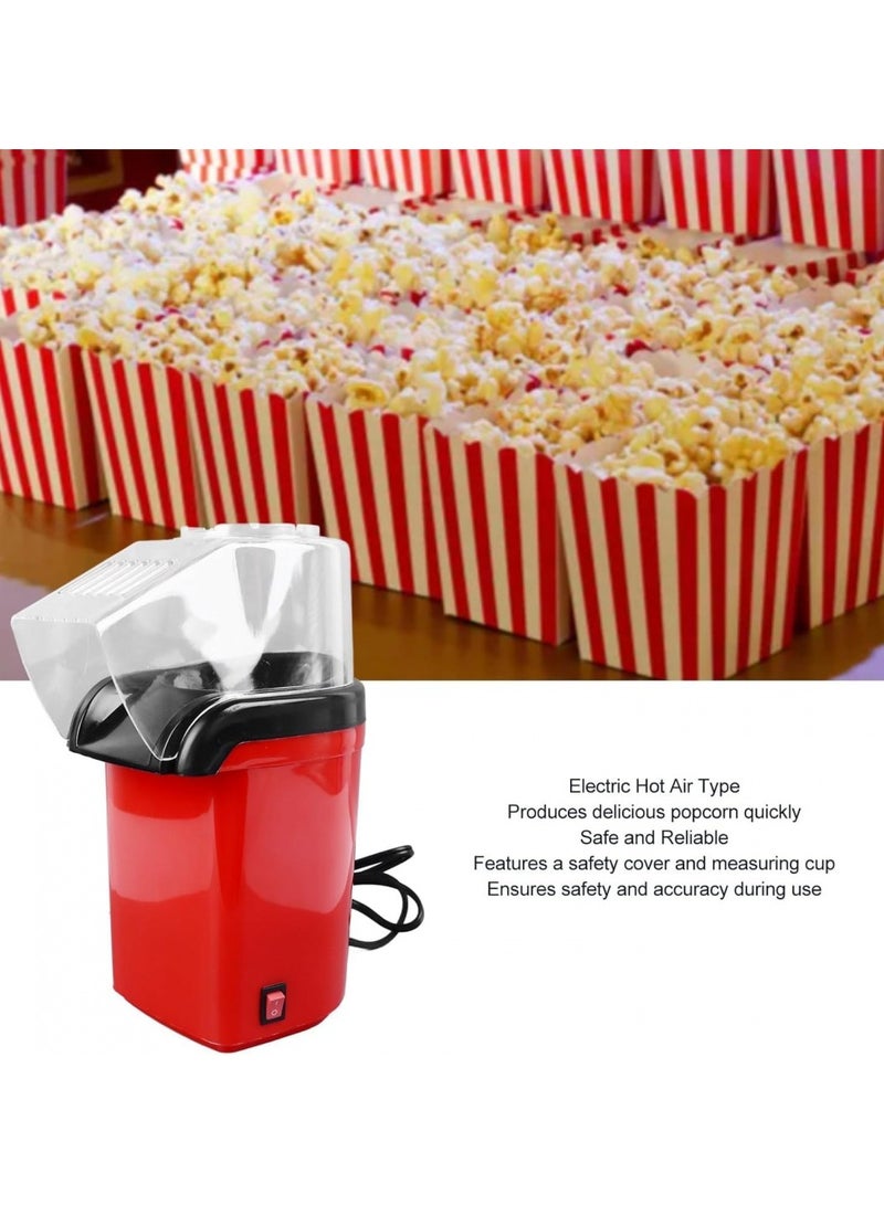 Hot Air Popcorn Popper Maker with Measuring Cup To Portion Popping Corn - Image 2