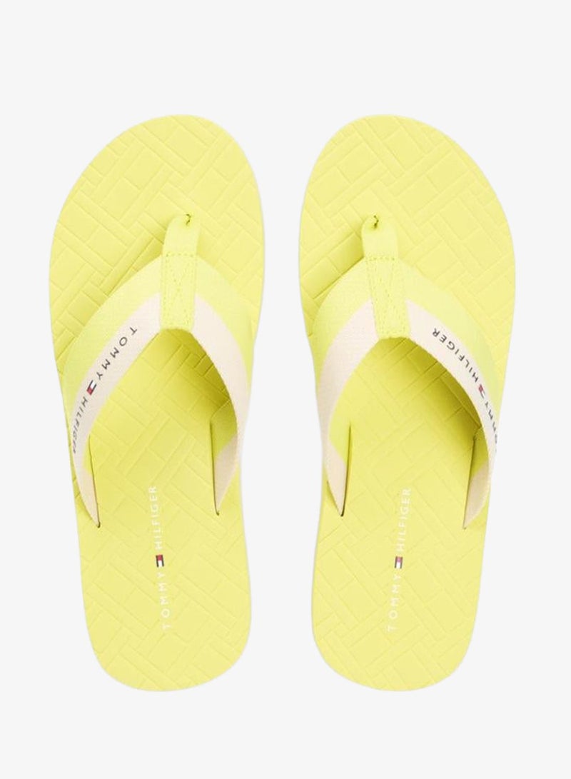 TOMMY HILFIGER Webbing Strap Flag Embossed Flip-Flops - Image 5