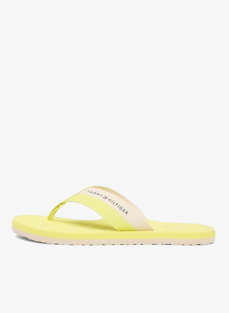 TOMMY HILFIGER Webbing Strap Flag Embossed Flip-Flops - Image 2