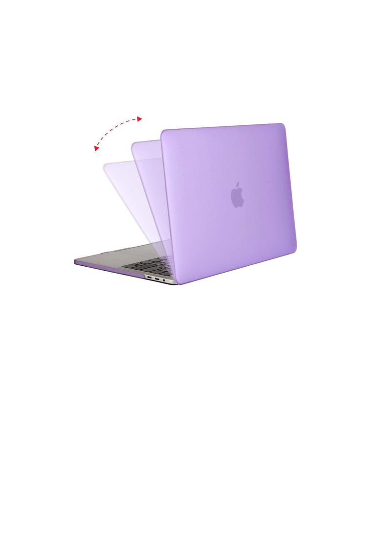 Compatible with MacBook Pro 13 inch 2019 2018 2017 2016 Release A2159 A1989 A1706 A1708 with,Without Touch Bar And Touch ID, Plastic Hard Case Shell Cover (Purple) - Image 5