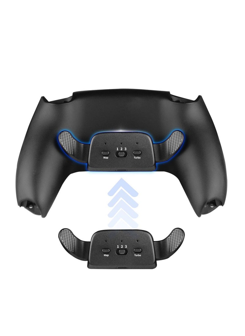 Captaintech PS5 Controller Back Button Attachment, with Turbo Function, Back Paddles Kit with Mapping Function for PS5 Controller Model BDM-010 & BDM-020 (Controller NOT Included)  - Image 1