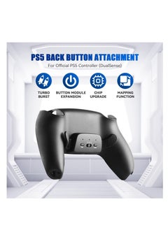 Captaintech PS5 Controller Back Button Attachment, with Turbo Function, Back Paddles Kit with Mapping Function for PS5 Controller Model BDM-010 & BDM-020 (Controller NOT Included)  - Image 4