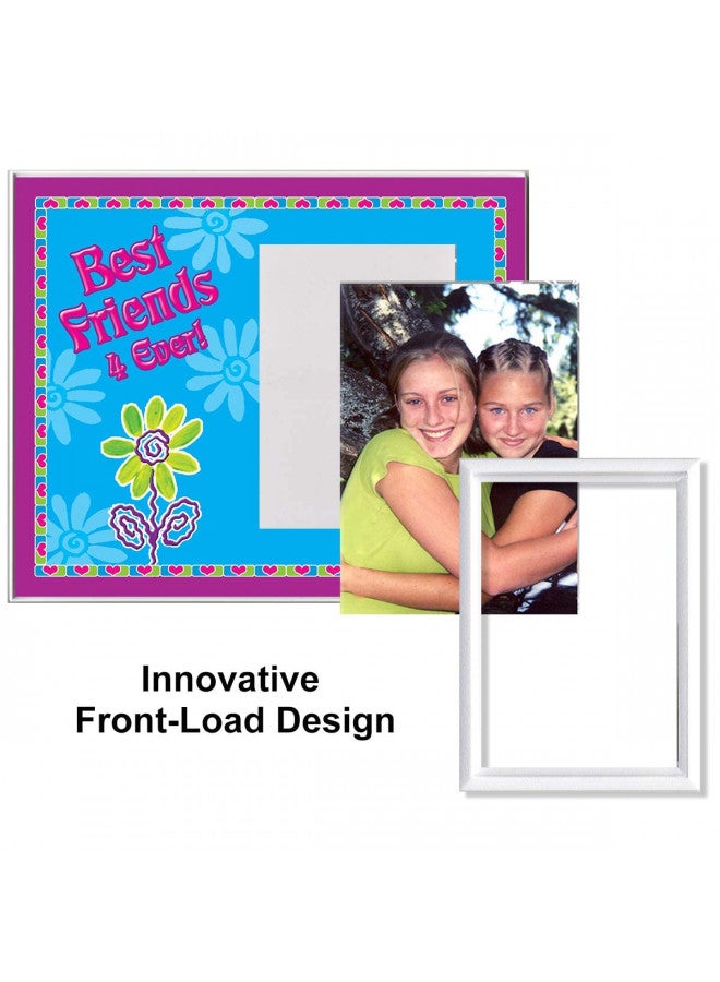 Expressly Yours! Photo Expressions Expressly Yours! Best Friend Picture Frame - Best Friends 4-Ever Bright and Colorful Gift for Your Bestie - Easy-Load Photo - Sized for Tabletop 8.25 x 7 Inches - Holds 3.5 x5 Photo. - Image 4
