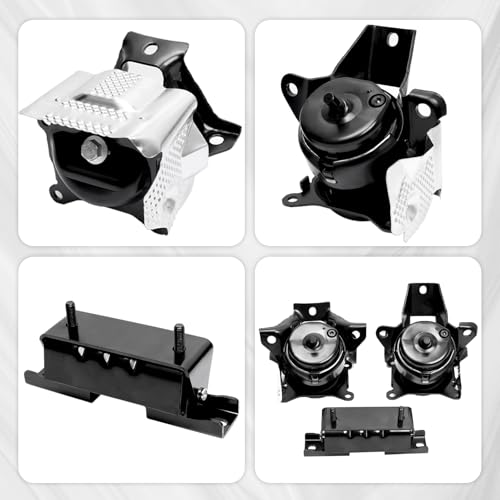 Mardarth Set of 3, Front Left & Right Engine Motor Mount & Trans Mount Compatible with 2014-2018 Sliverado Sierra 1500 V8, 2015-2020 Escalade Suburban Tahoe Yukon XL 4WD, Replace OE: 84175582, 84175583, A2638 - Image 5
