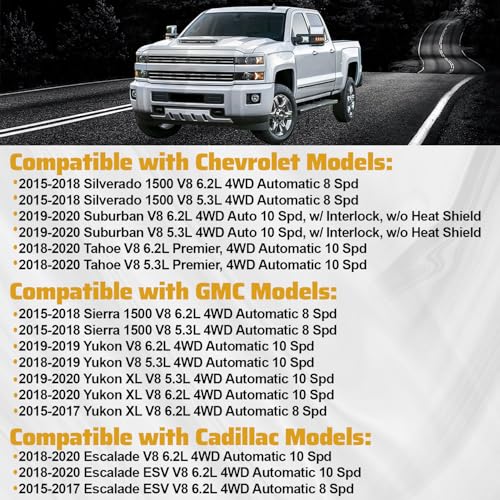 Mardarth Set of 3, Front Left & Right Engine Motor Mount & Trans Mount Compatible with 2014-2018 Sliverado Sierra 1500 V8, 2015-2020 Escalade Suburban Tahoe Yukon XL 4WD, Replace OE: 84175582, 84175583, A2638 - Image 3