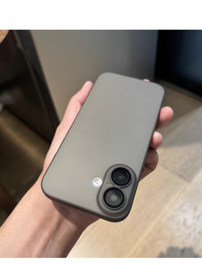Generic - iPhone 16 case with strong back protection for the mobile phone. iPhone 16 mobile phone case made of strong and luxurious PC/TPU.  Mobile iphone cover supports wireless charging MagSafe. Gray - Image 1
