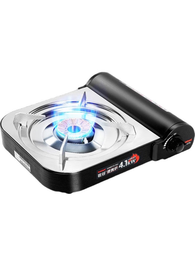 Iwatani Outdoor Camping Portable Gas Stove Gas Burner Gas Cooker Windproof Stove Za-27S + Double Pot - Image 1