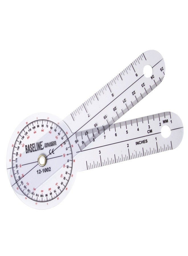 Baseline-12-1002 Plastic 360 Degree ISOM Goniometer, 6" Length