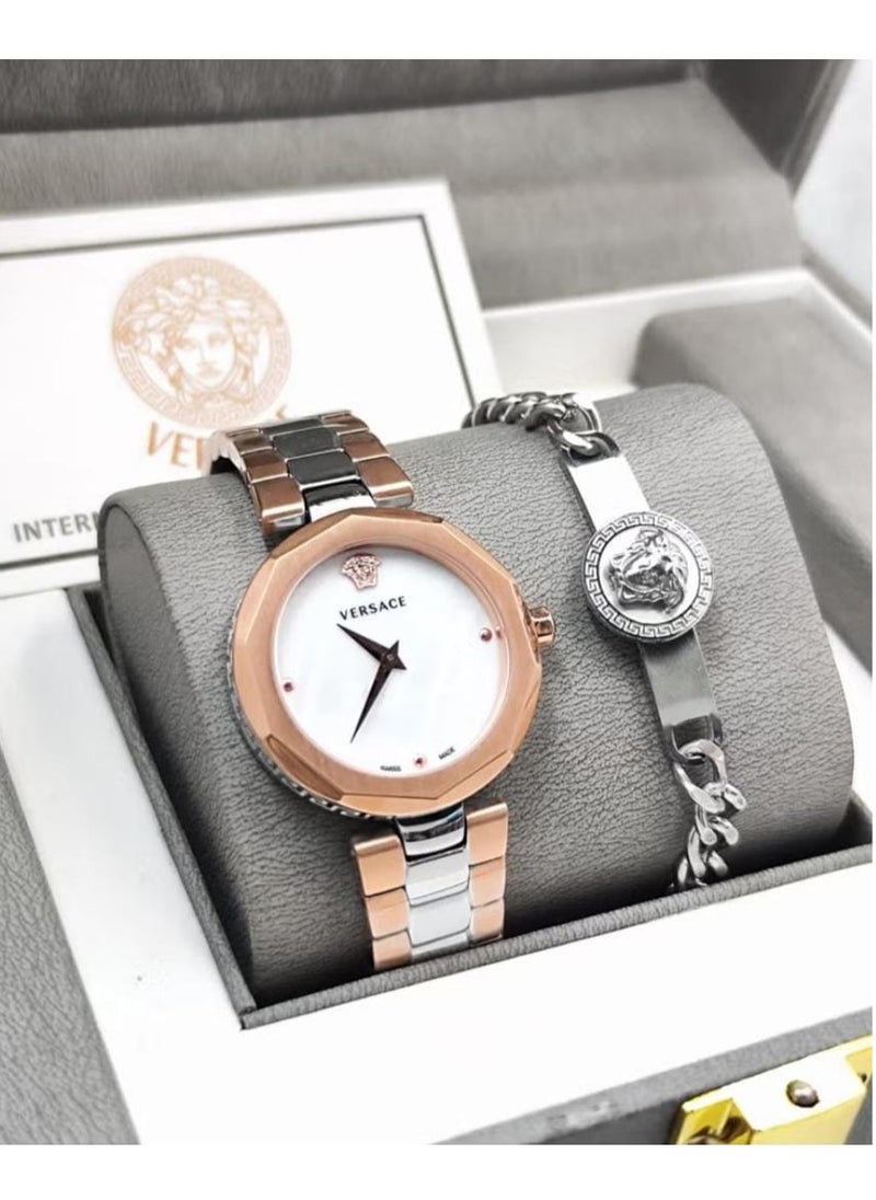 Versace Jeans - Versace Women's Estelle, first class, and Versace bracelet - Image 1