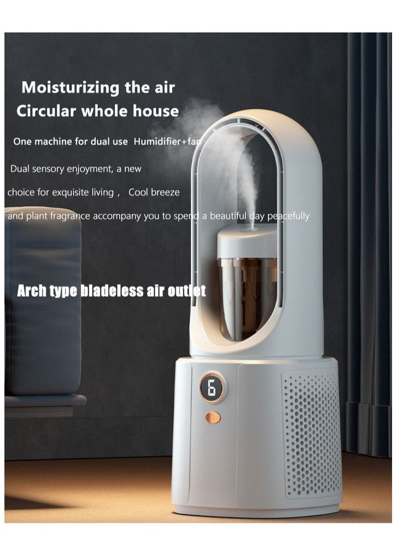 Arabest - Bladeless Fan, Air Conditioning Fan, USB Desktop Silent Vertical Circulating Fan - Image 1