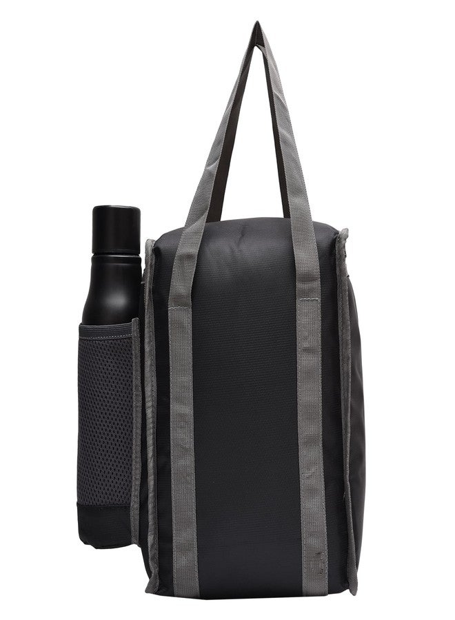 ROZEN Lunch Tiffin Bag roz101-Blue for School Office Picnic (Black) - Image 5