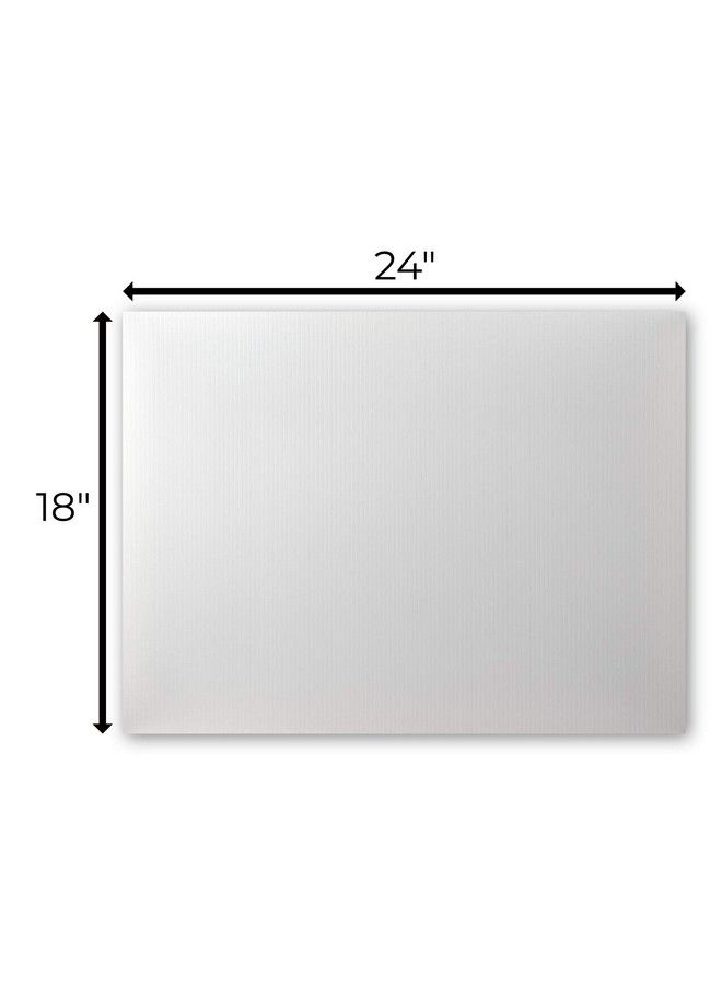 Visibility Signage ; Estate Sale Yard Lawn Sign Kit ; 24" W X 18" H Coroplast ; Doublesided ; Includes 6"W X 18"H Metal Hstakes + Blue Arrow Stickers (5)  - Image 3