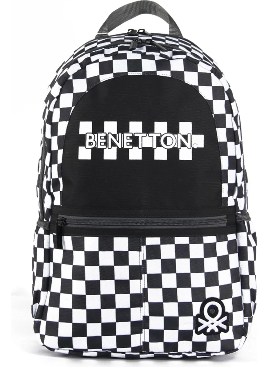 UNITED COLORS OF BENETTON . Double Compartment Primary School Bag 03780