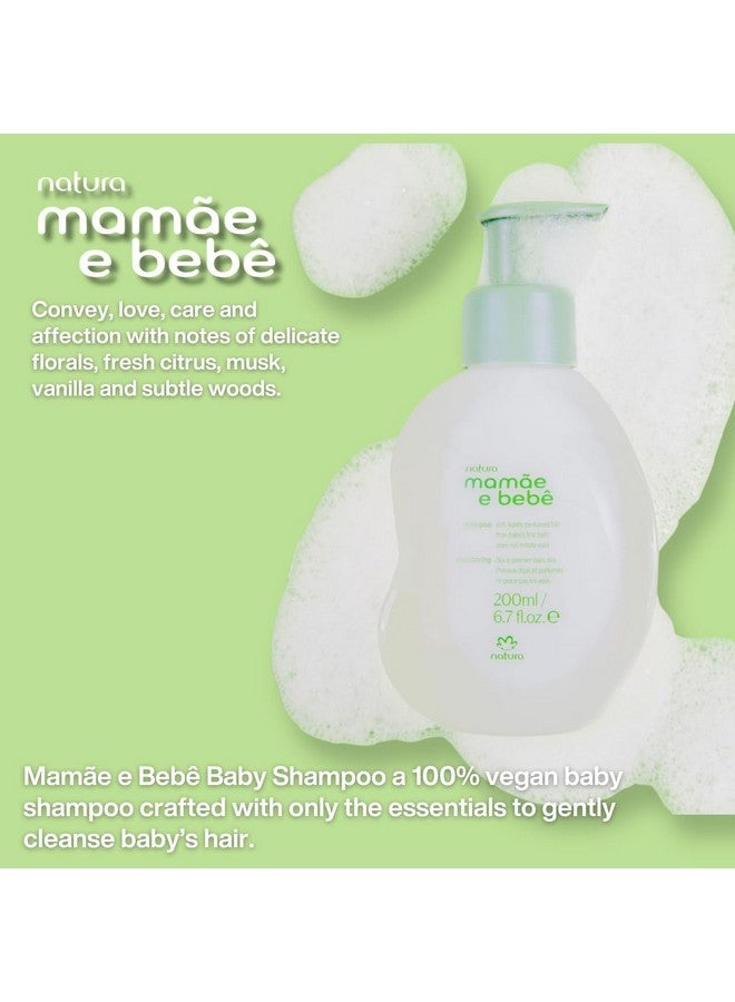 natura - Mamãe e Bebê Shampoo Refill - 100% Vegan - Safe & Gentle Formula - 98.4% Natural Origin - All Skin Types - Cruelty Free - Brazilian Baby Beauty - Baby Essentials - 6.7 fl oz (200ml) - Image 1